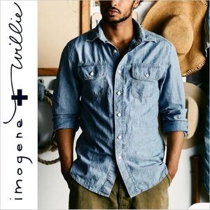 Imogene + Willie  Earl chambray denim shirt Size: S